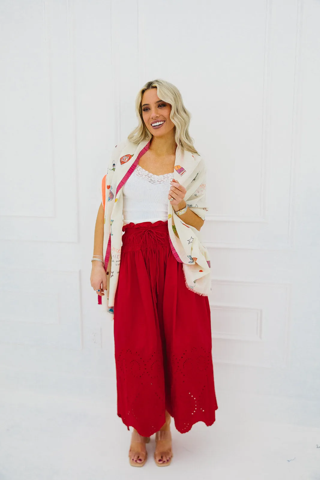 Rosalina Midi Skirt - Red