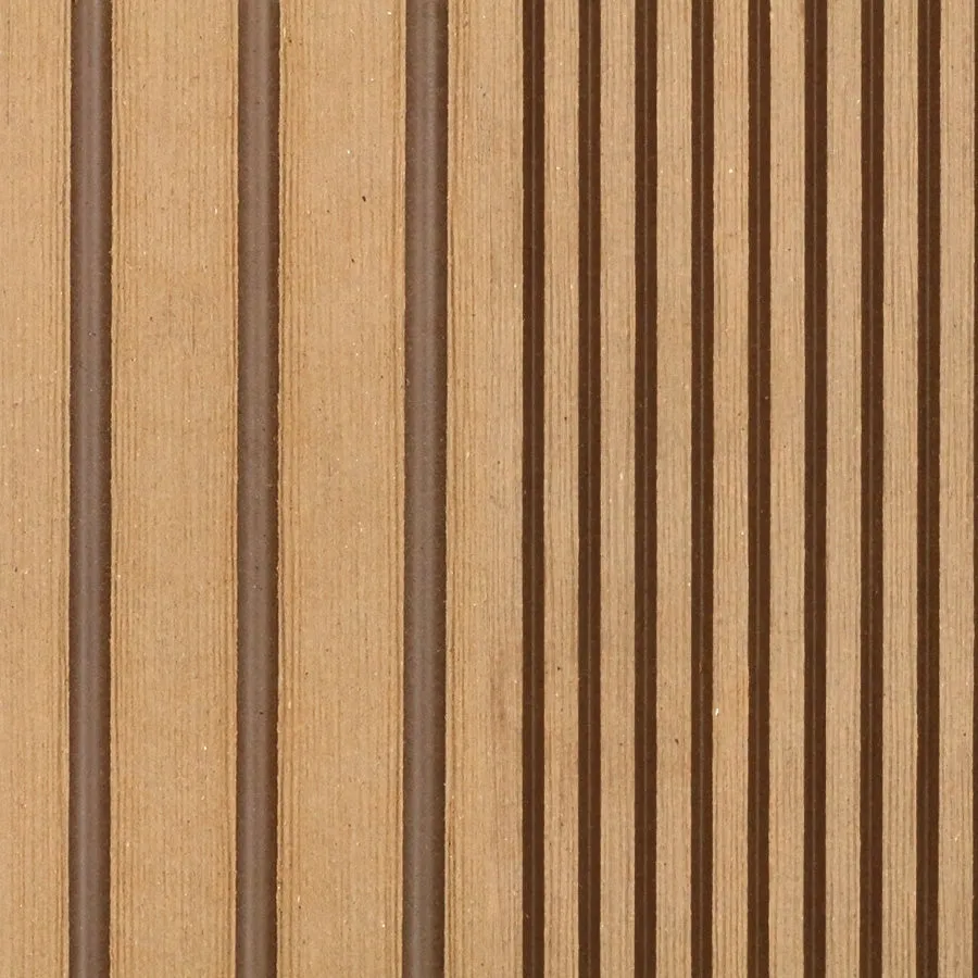 RYNO TerraceDeck Classic Grooved Reversible WPC Composite Decking Board - Sand (3.6m)