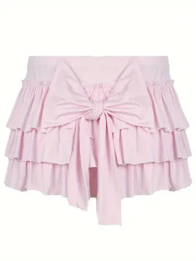 Short Ruffled Fairytale Skirt (Pink)