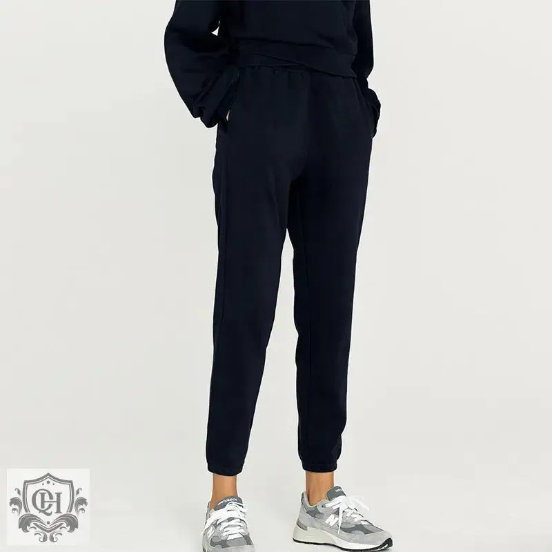 Solid Colour High Waist Sweatpants