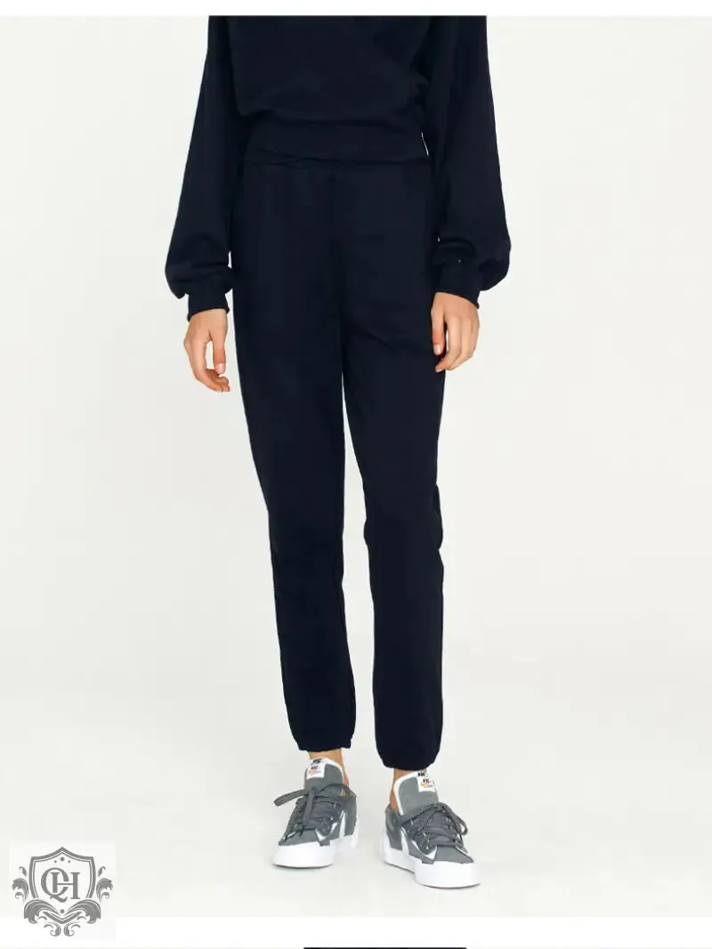 Solid Colour High Waist Sweatpants