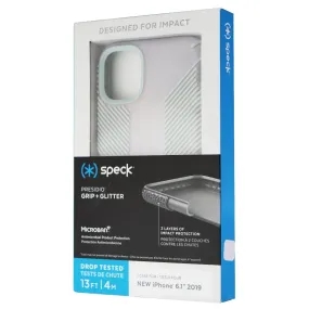 Speck Presidio Grip   Glitter for Apple iPhone 11 - Whitestone Grey Glitter/Blue