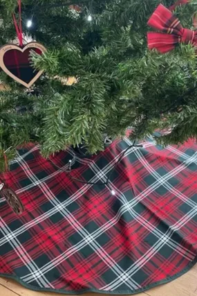 Tartan Christmas Tree Skirt
