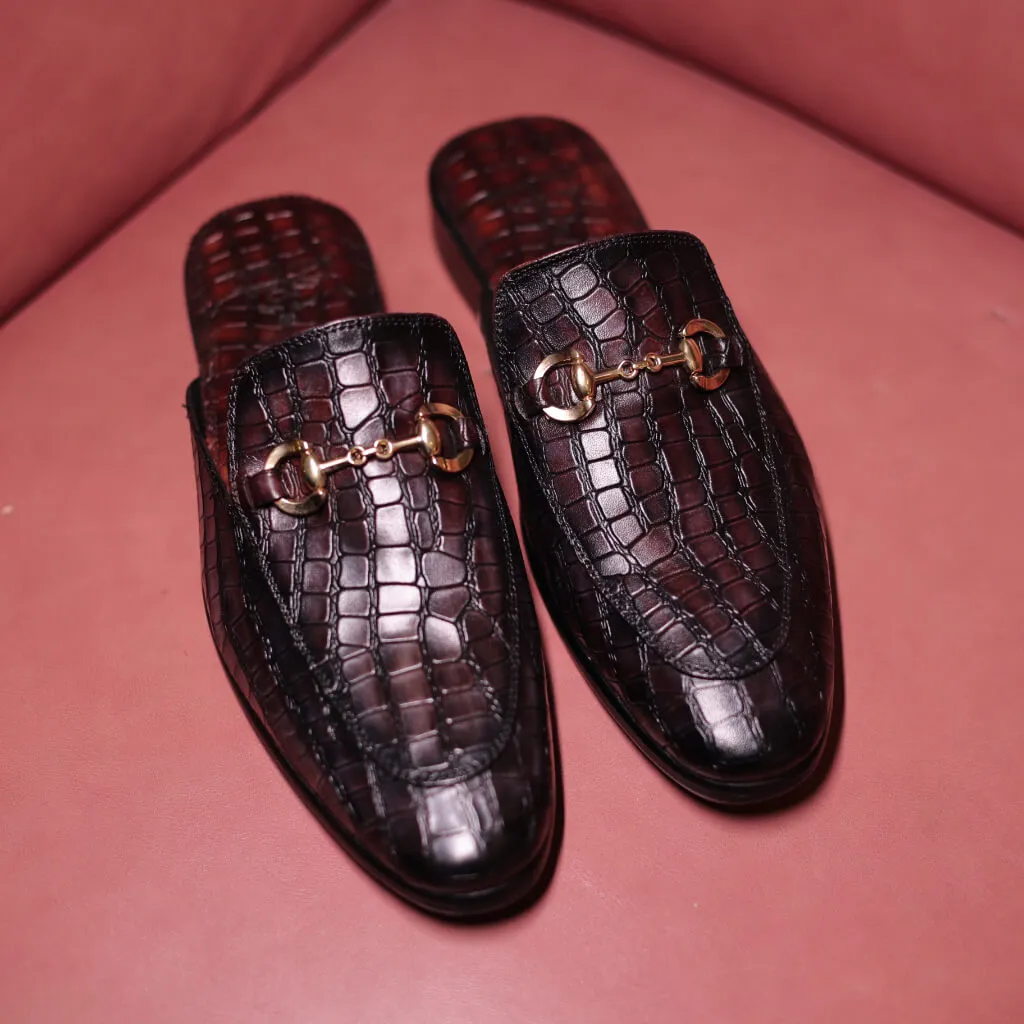 The Hale Slippers Mules Wine