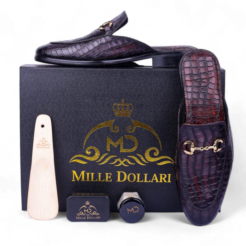 The Hale Slippers Mules Wine