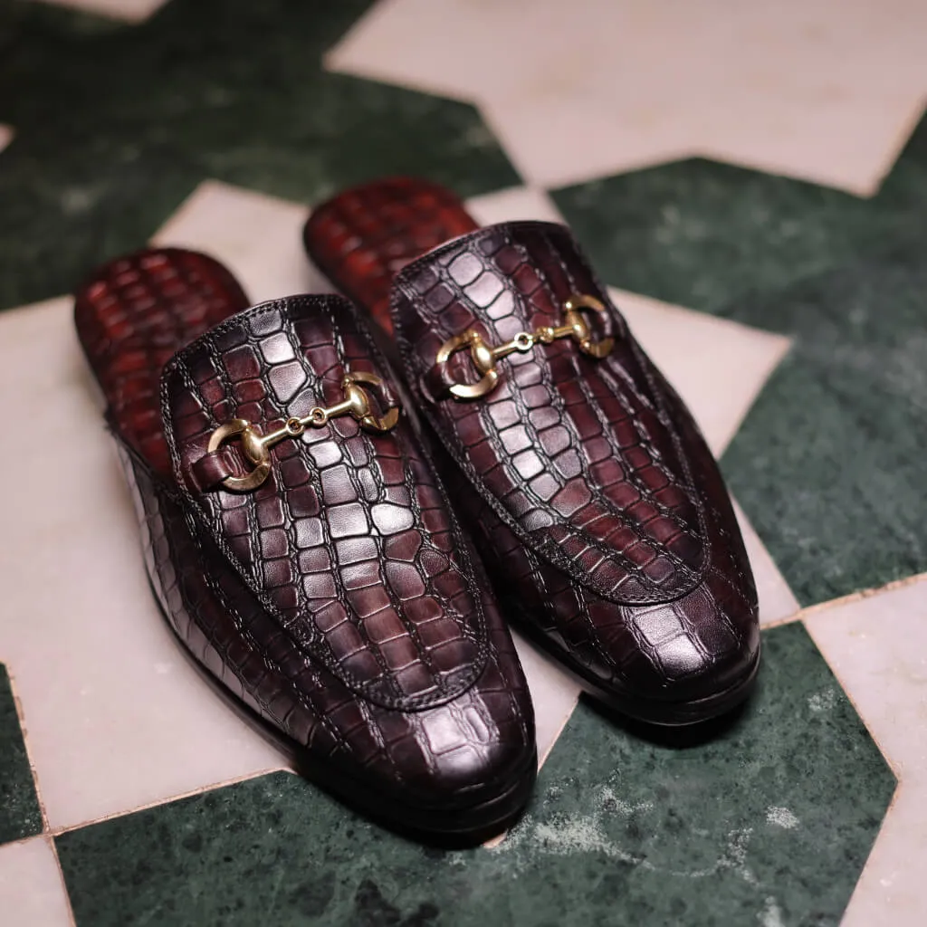 The Hale Slippers Mules Wine