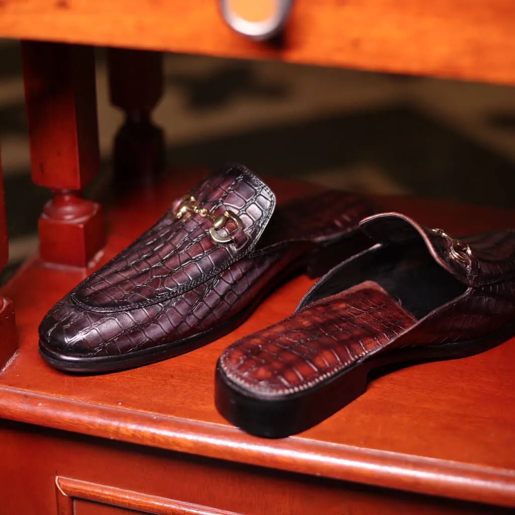The Hale Slippers Mules Wine