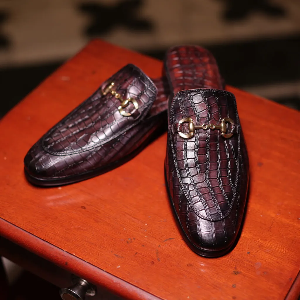 The Hale Slippers Mules Wine