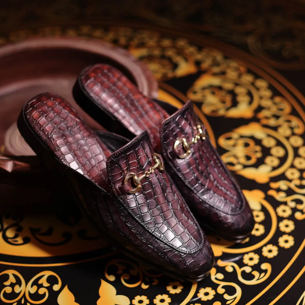 The Hale Slippers Mules Wine