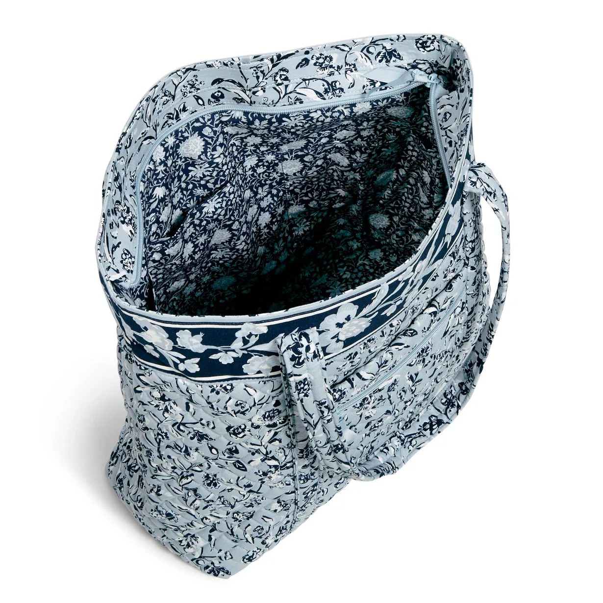 Vera Tote Bag - Perennials Gray