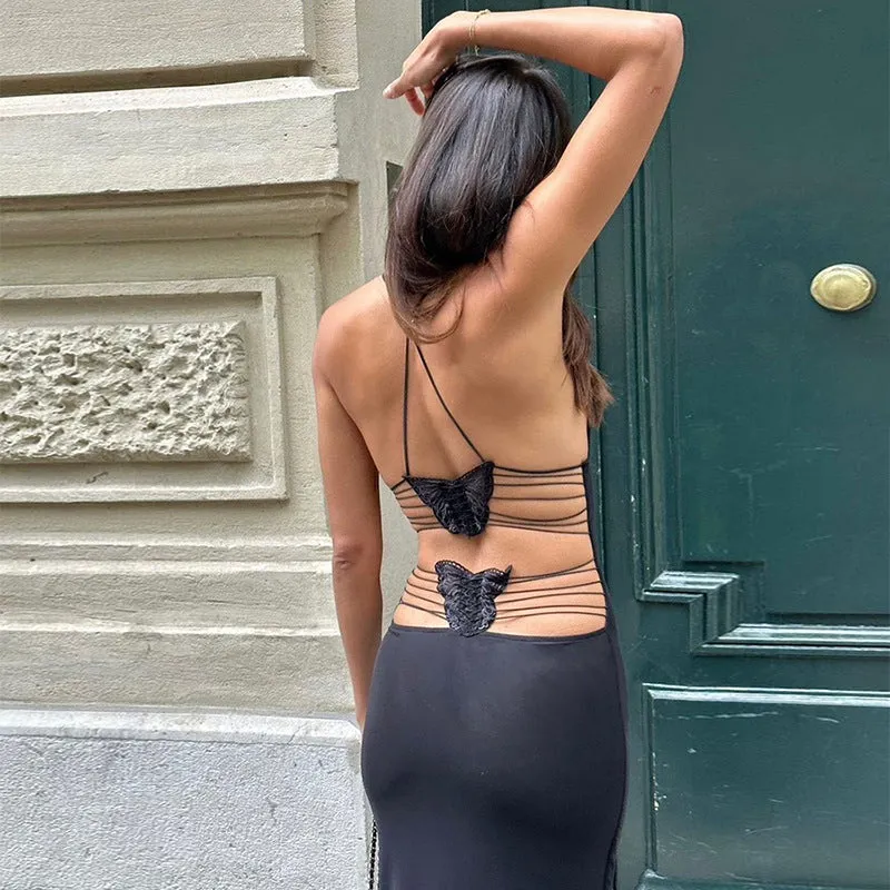 Vvsha Dreya Backless Maxi Dress