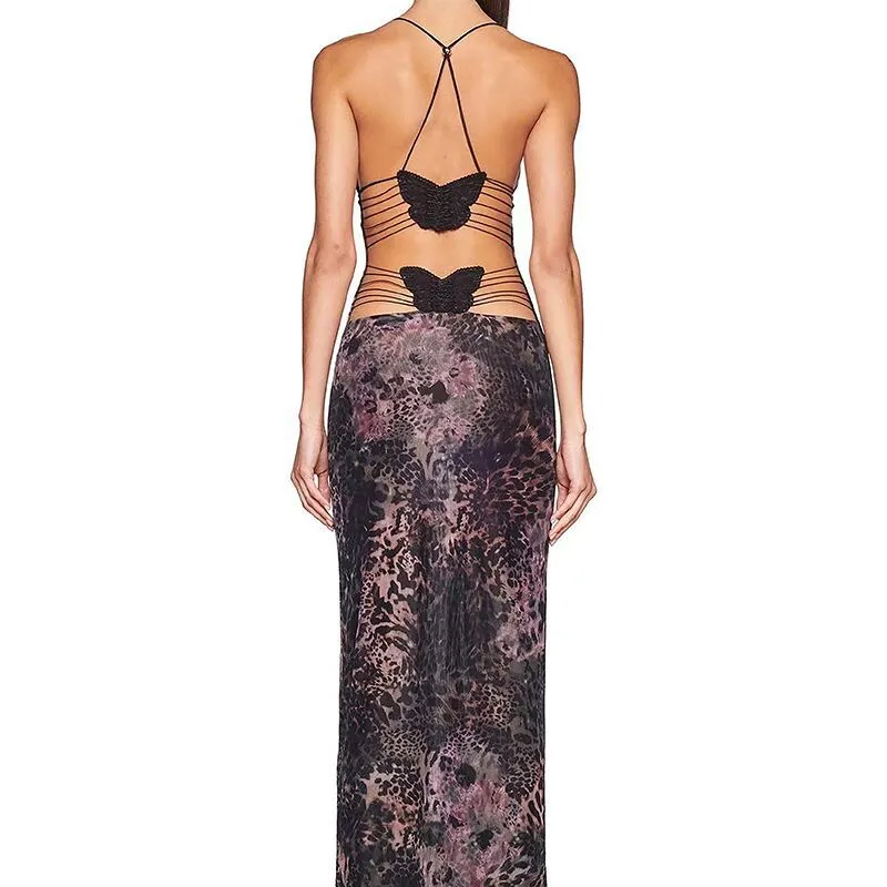 Vvsha Dreya Backless Maxi Dress
