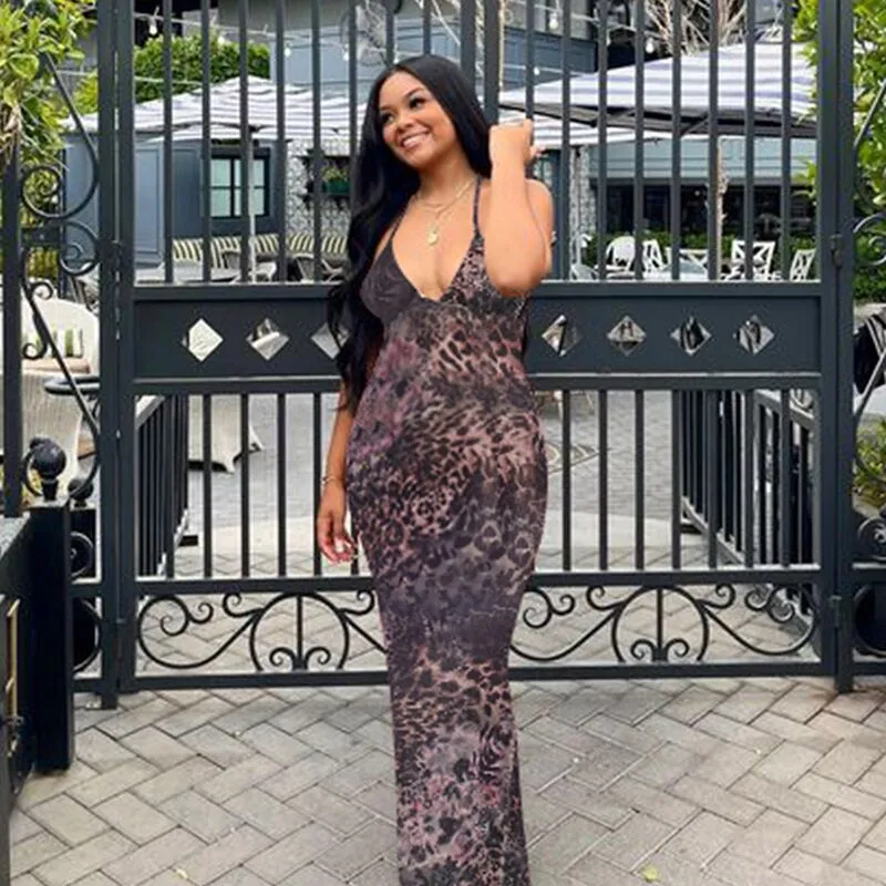 Vvsha Dreya Backless Maxi Dress