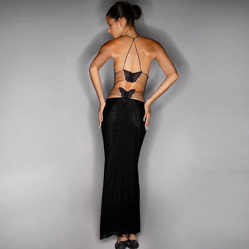 Vvsha Dreya Backless Maxi Dress
