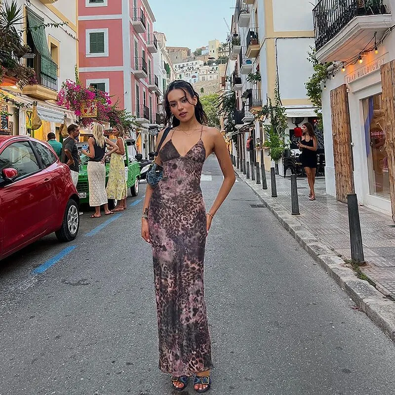 Vvsha Dreya Backless Maxi Dress