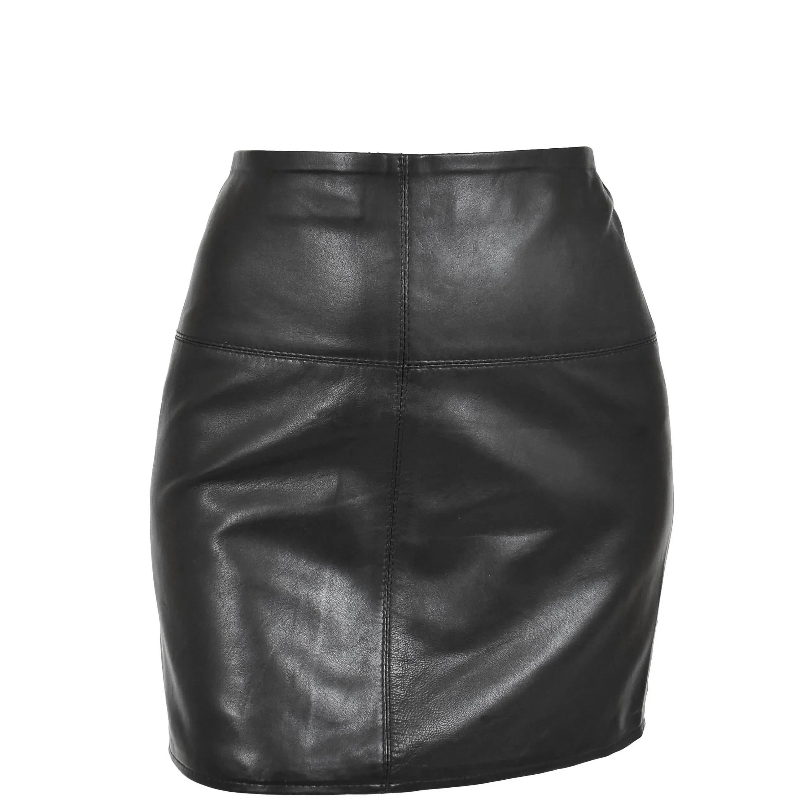 Women's Genuine Leather pencil Skirt
