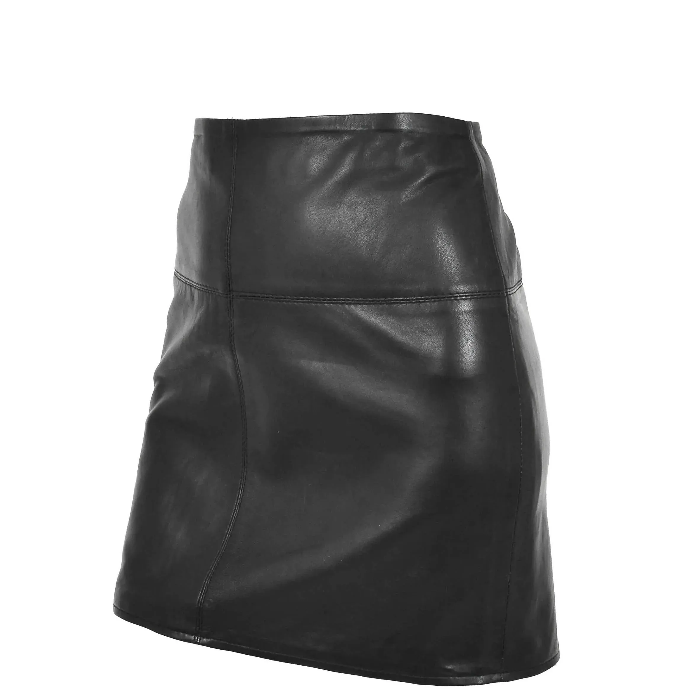 Women's Genuine Leather pencil Skirt