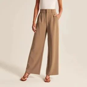Women's Pants Casual Loose High Waist Trousers