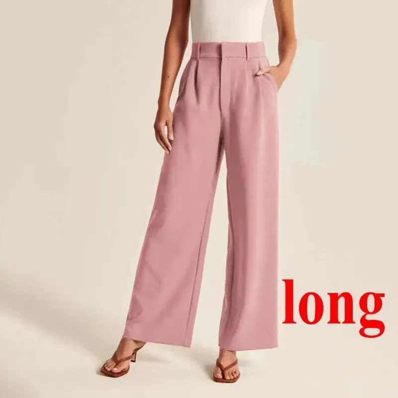 Women's Pants Casual Loose High Waist Trousers