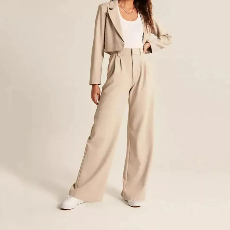 Women's Pants Casual Loose High Waist Trousers