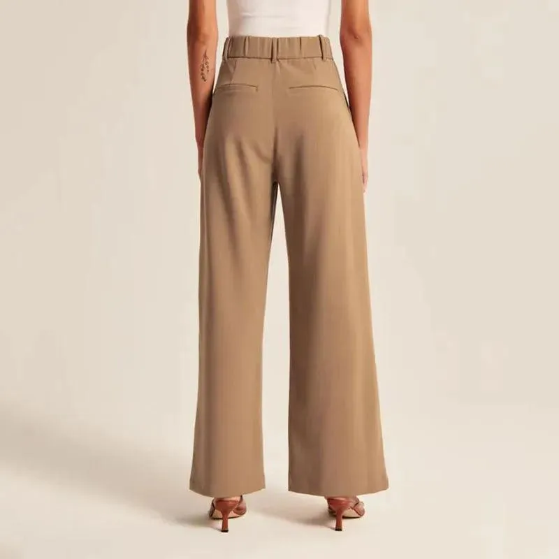 Women's Pants Casual Loose High Waist Trousers