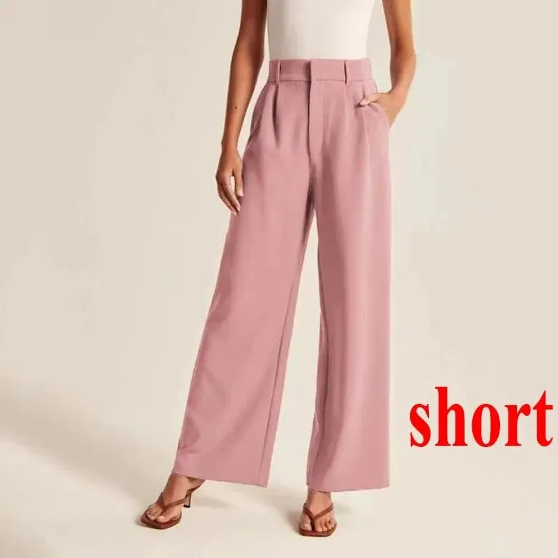 Women's Pants Casual Loose High Waist Trousers