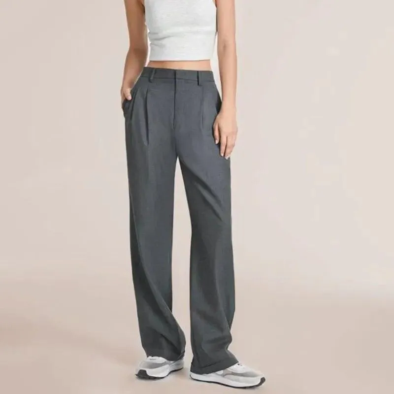 Women's Pants Casual Loose High Waist Trousers