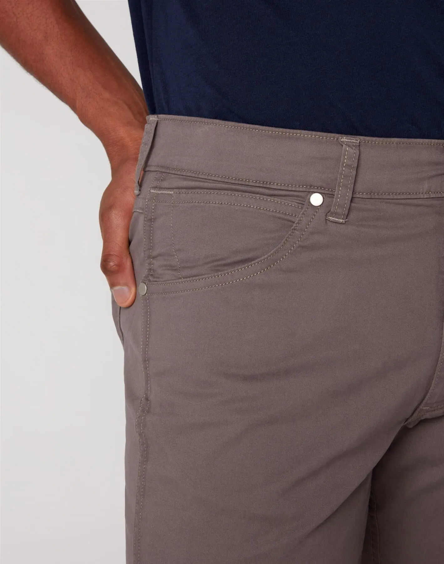 Wrangler Men's Greensboro Stretch Straight Leg Chino in Quiet Grey (W15QWA172) Size 34 - 46